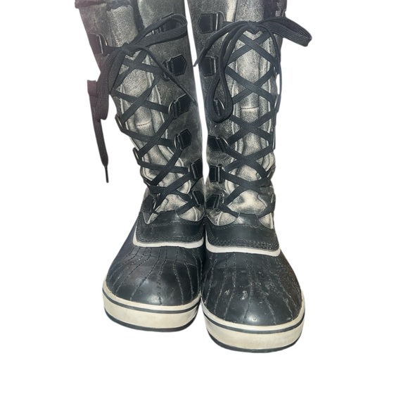 SOREL- WOMENS TIVOLI TALL LACE UP WATERPROOF WINTER BOOT SZ 9 - Picture 3 of 10